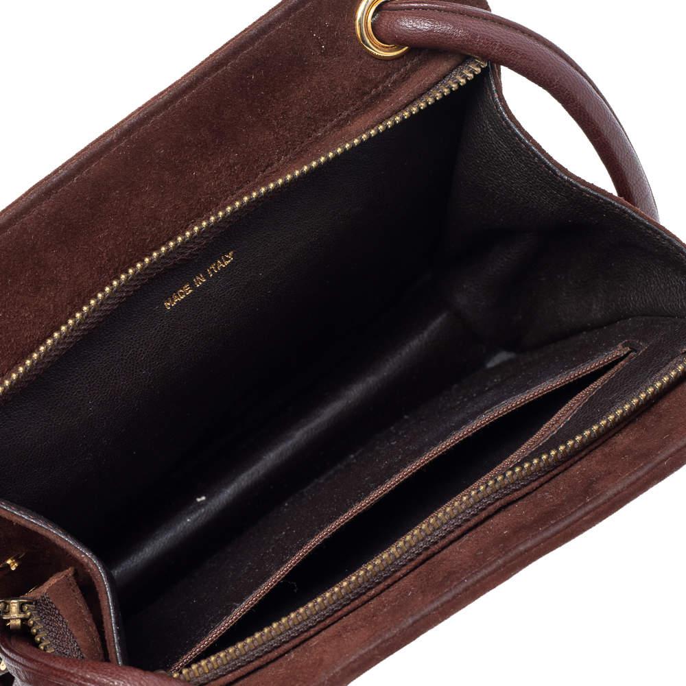 Chanel Brown Suede Vintage Shoulder Bag商品第7张图片规格展示