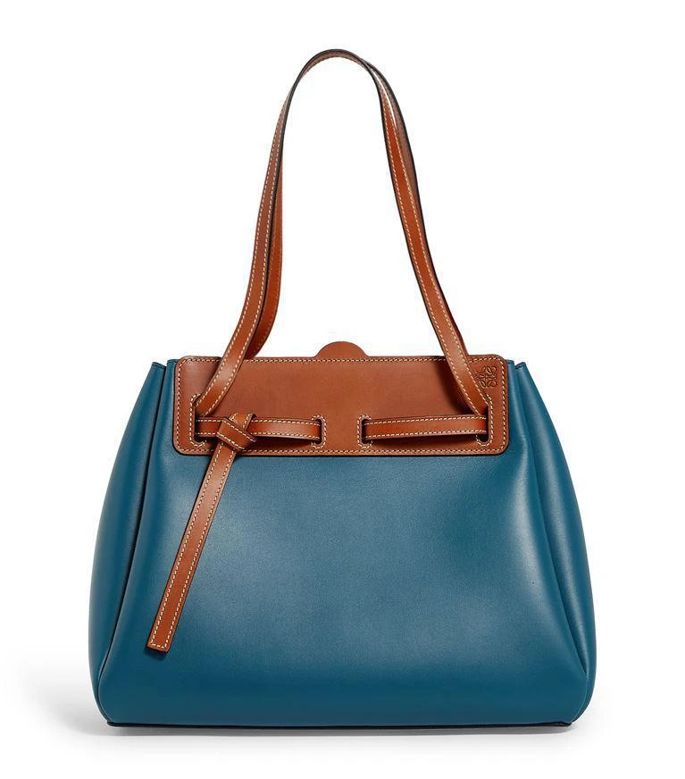 商品Loewe|Leather Lazo Top Handle Bag,价格¥15123,第1张图片