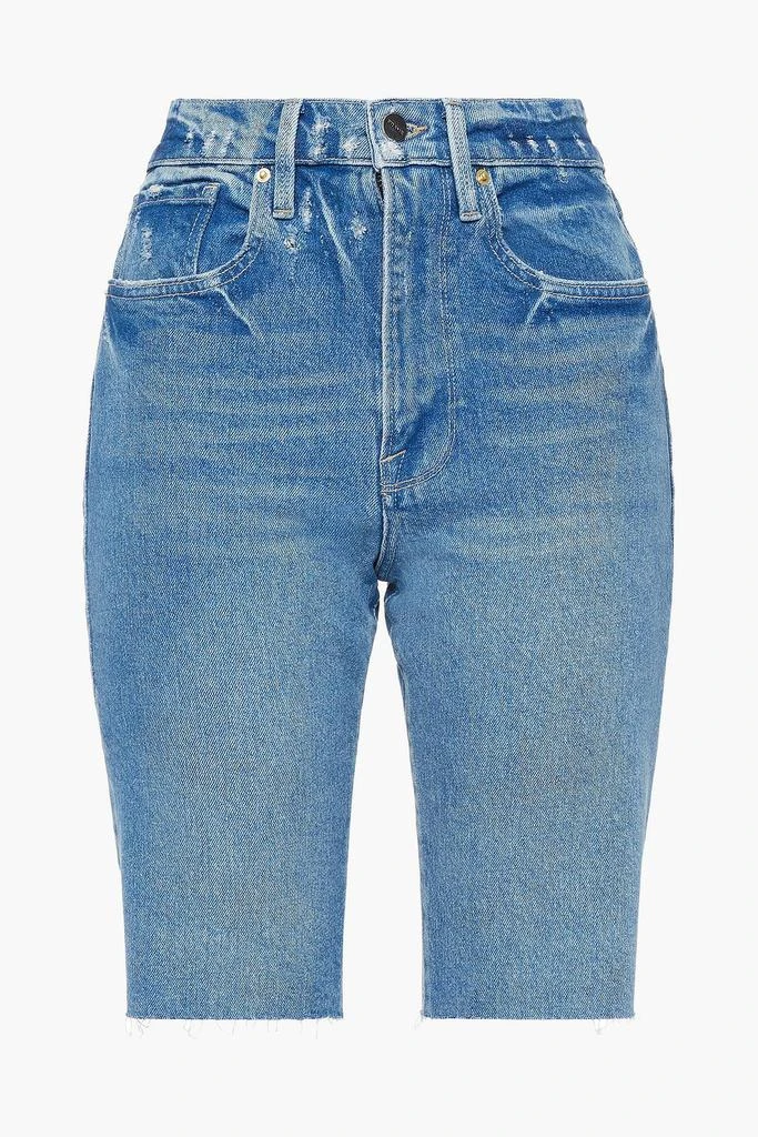 商品FRAME|Distressed denim shorts,价格¥319,第3张图片详细描述