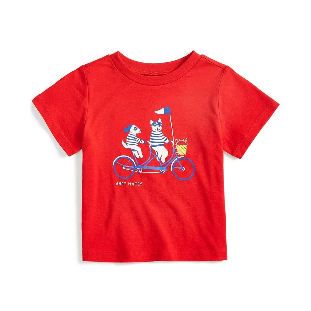 商品First Impressions|Baby Boys Sailing Cotton T-Shirt, Created for Macy's,价格¥30,第1张图片