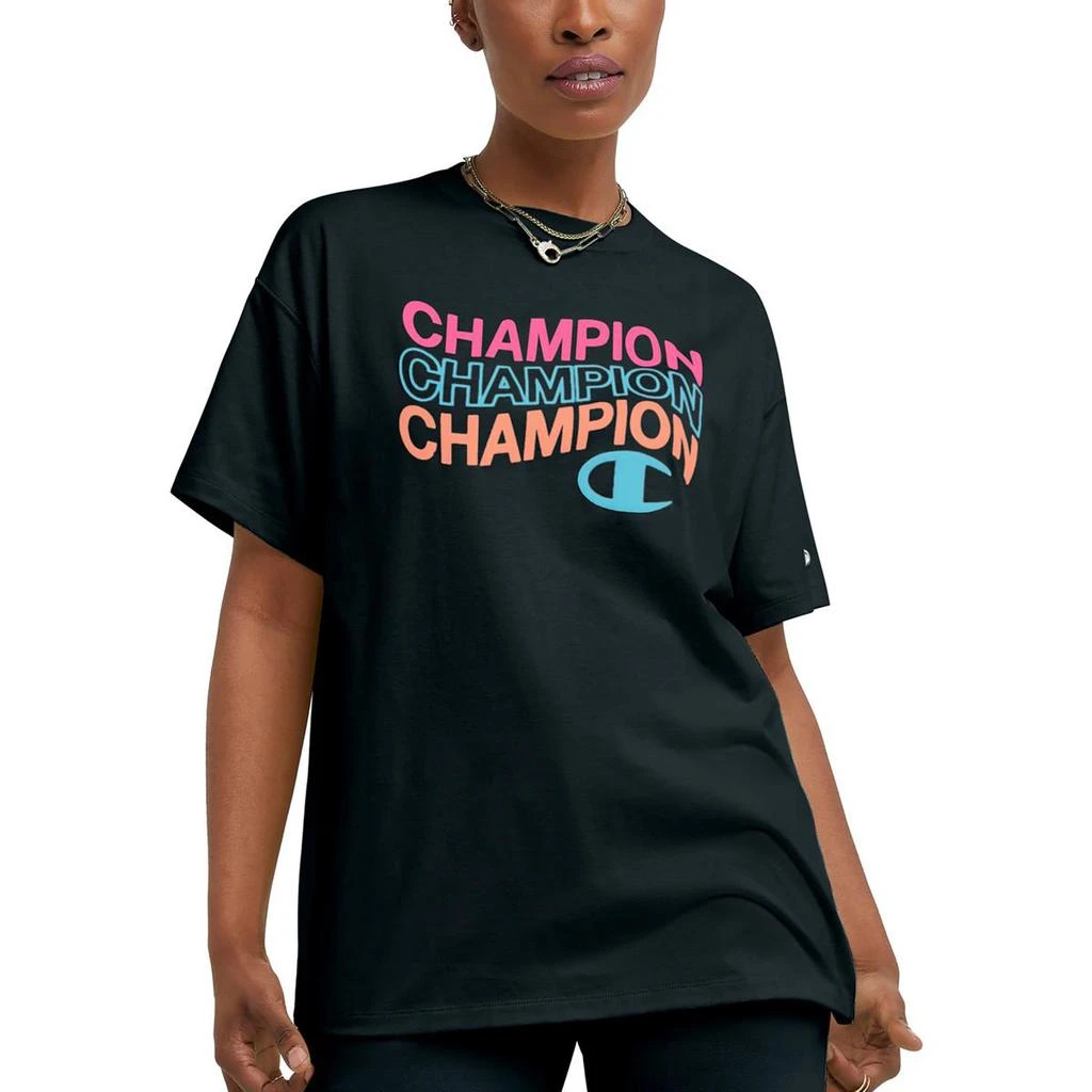 商品CHAMPION|Champion Womens Short Sleeve Logo Graphic T-Shirt,价格¥115,第2张图片详细描述