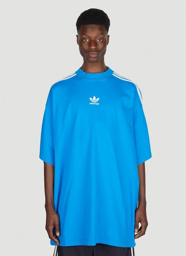 商品Adidas|Logo Print T-Shirt in Blue,价格¥5846,第1张图片