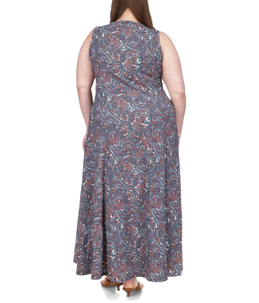 商品Michael Kors|Plus Size Paisley Scoop Maxi Tank Dress,价格¥784,第3张图片详细描述