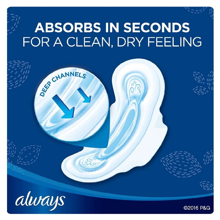 Maxi Pads, Overnight with Wings Unscented, Size 4 商�品
