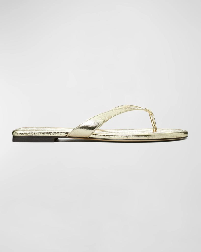 商品Tory Burch|Capri Metallic Flip Flop Sandals,价格¥1314,第1张图片