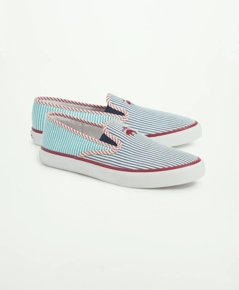 商品Brooks Brothers|Sperry x Brooks Brothers "Seersucker" Slip On,价格¥489,第1张图片