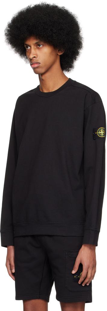 Black Patch Long Sleeve T-Shirt商品第4张图片规格展示