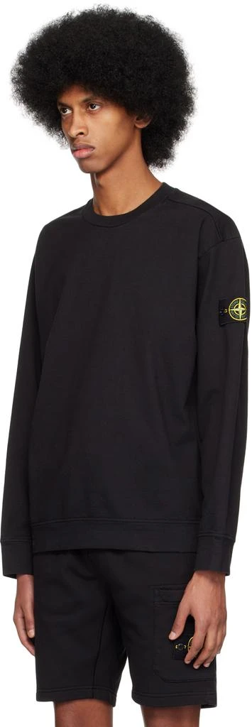 商品Stone Island|Black Patch Long Sleeve T-Shirt,价格¥2774,第4张图片详细描述