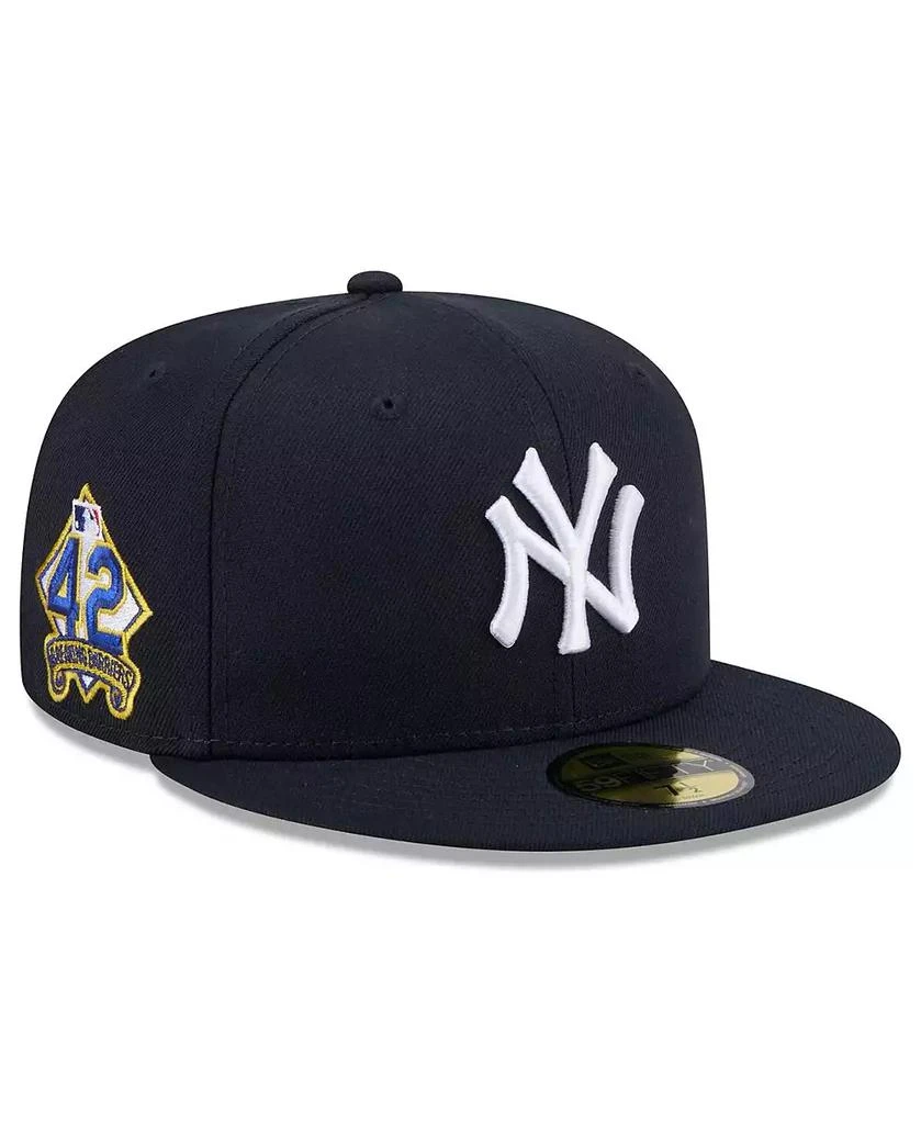 商品New Era|Men's Navy New York Yankees 2025 Jackie Robinson Day 59FIFTY Fitted Hat,价格¥357,第1张图片