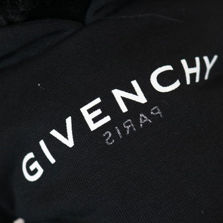 商品Givenchy|Black Logo Devil Hoodie Teddy Bear,价格¥1286,第6张图片详细描述
