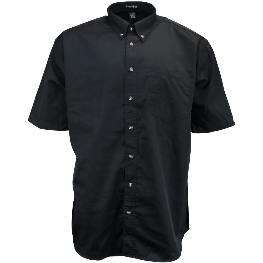 EZCare Woven Short Sleeve Button Up Shirt商品第1张图片规格展示