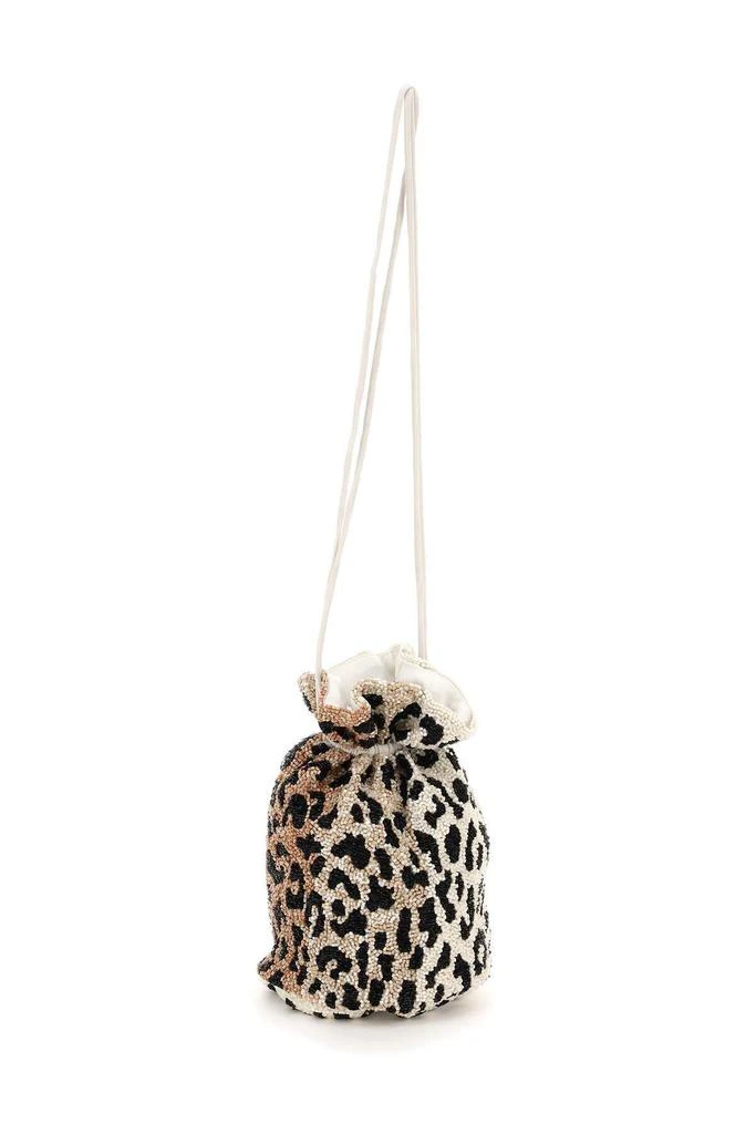 Ganni hand-beaded mini bucket bag 商品