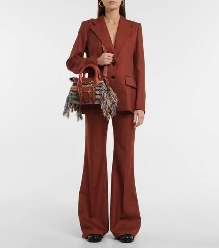 商品Chloé|Edith Small cashmere-blend tote,价格¥14873,第5张图片详细描述