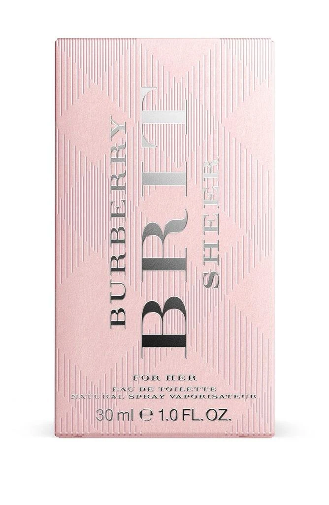 商品Burberry|Brit Sheer for Women Eau de Toilette - 1.0 fl oz.,价格¥300,第2张图片详细描述