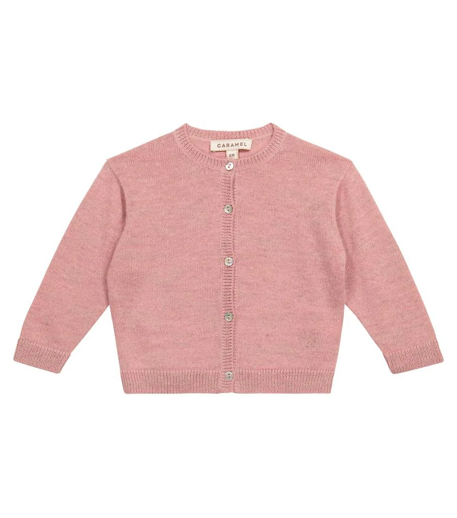 商品Caramel|Baby Alabone alpaca and linen cardigan,价格¥730,第1张图片
