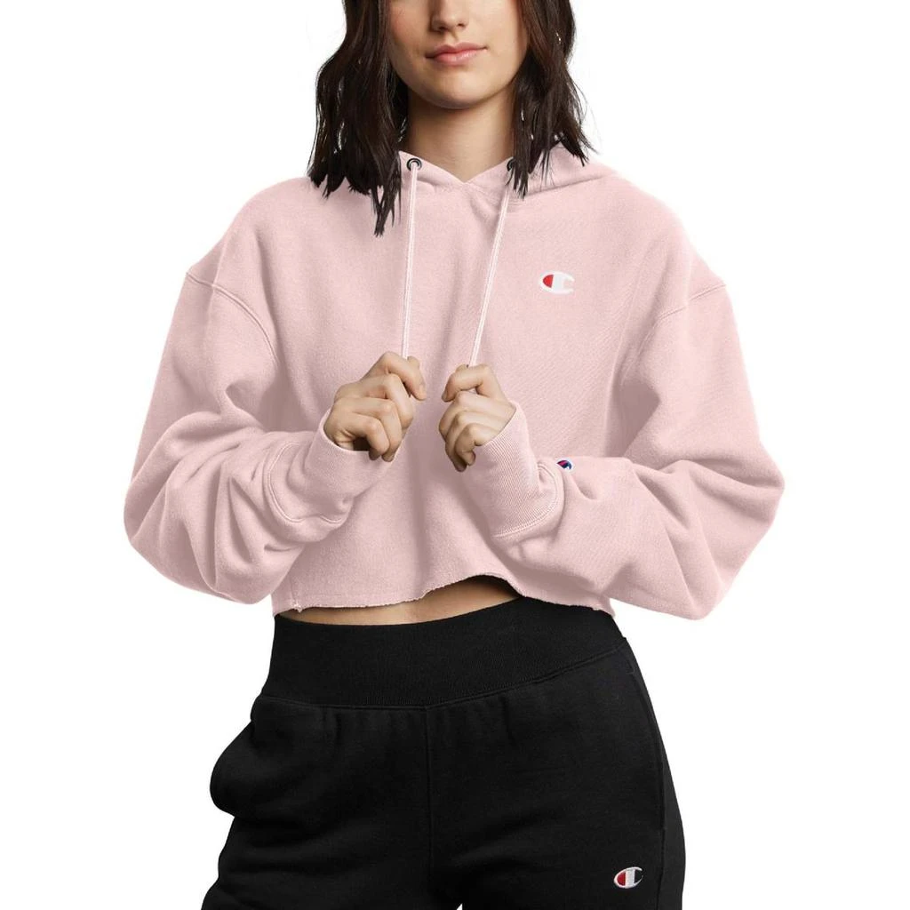 商品CHAMPION|Champion Womens Crop Long Sleeves Hoodie,价格¥169,第2张图片详细描述