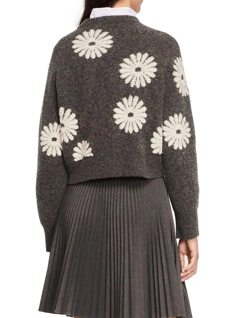 商品Sandro|Cheyenne Daisy Intarsia Sweater,价格¥1943,第3张图片详细描述