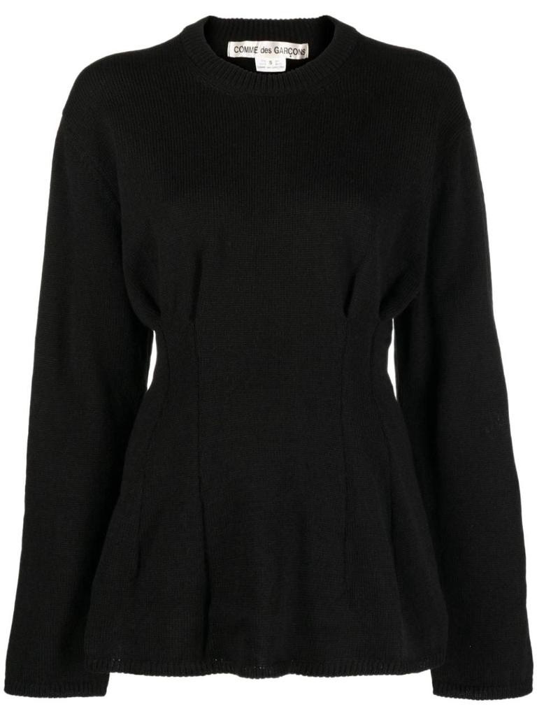 Comme Des Garçons Women's  Black Other Materials Sweater商品第1张图片规格展示