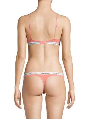 商品Calvin Klein|Stretch Cotton Triangle Bra,价格¥137,第2张图片详细描述