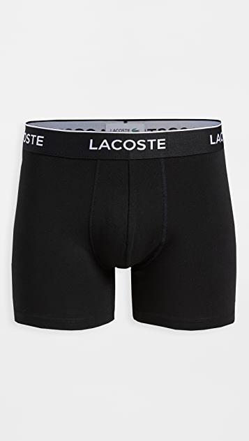 商品Lacoste|3 条装贴身平角内裤,价格¥218,第4张图片详细描述