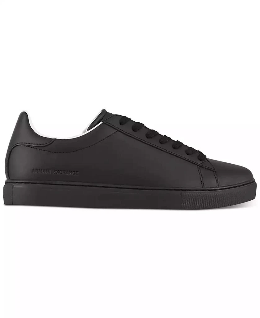 商品Armani Exchange|Men's Low Top Leather Sneaker,价格¥731,第2张图片详细描述