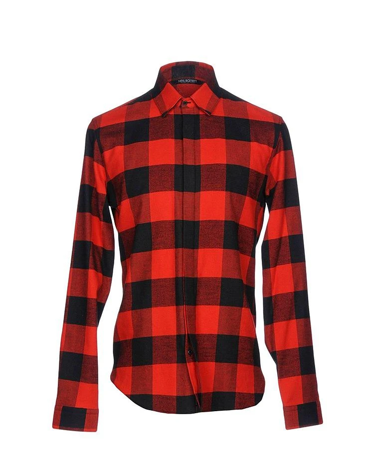 商品Neil Barrett|Checked shirt,价格¥742,第1张图片