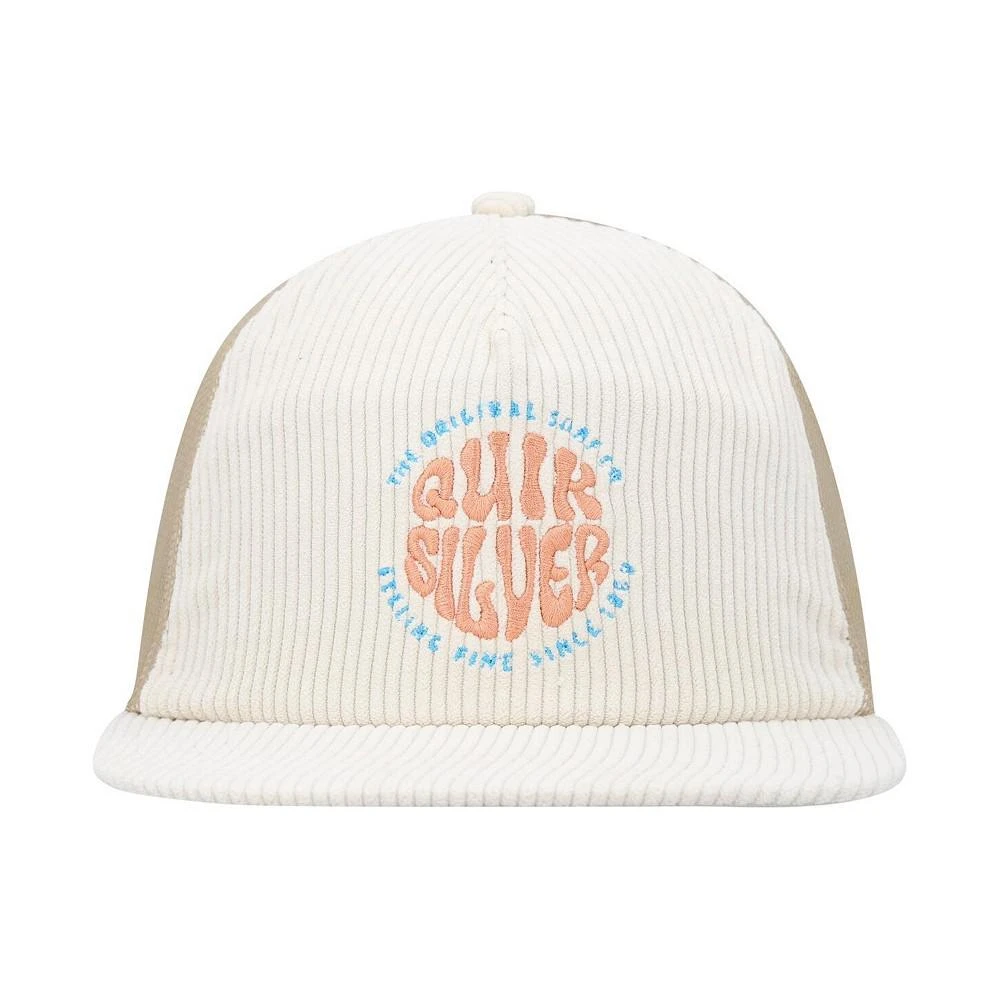 商品Quiksilver|Men's Cream Coasteeze Trucker Snapback Hat,价格¥235,第2张图片详细描述