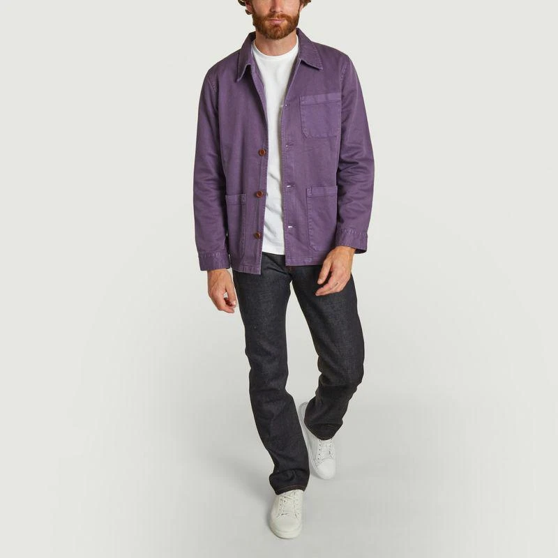 商品Nudie Jeans|Barney work jacket Lilac NUDIE JEANS,价格¥1370,第4张图片详细描述