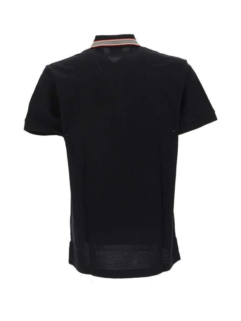 商品Burberry|Burberry Stripe-Detailed Short Sleeved Polo Shirt,价格¥3035,第2张图片详细描述
