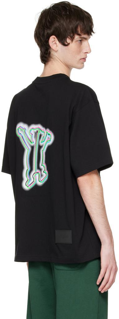 商品We11done|Black Colorful Teddy T-Shirt,价格¥900,第5张图片详细描述