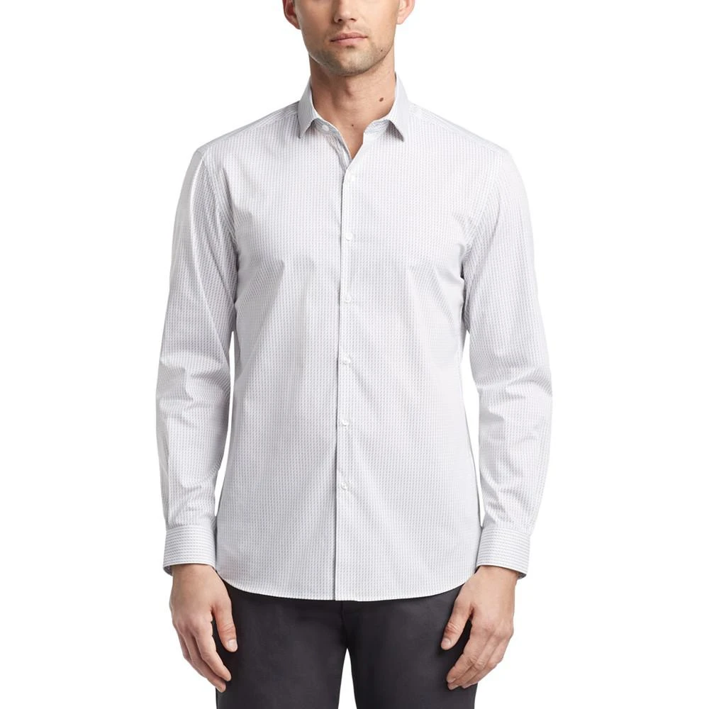 商品Van Heusen|Men's Even Temperature Never Tuck Slim Fit Dress Shirt,价格¥522,第3张图片详细描述