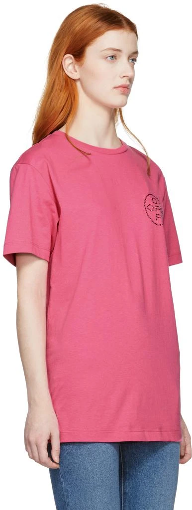 商品Off-White|SSENSE Exclusive Pink Cross Slim T-Shirt,价格¥1225,第2张图片详细描述