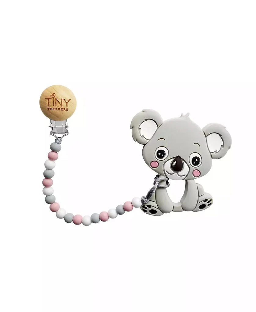 商品Tiny Teethers Designs|3 Stories Trading Tiny Teethers Infant Silicone And Beech Rattle And Teether Gift Set, Koala,价格¥262,第2张图片详细描述