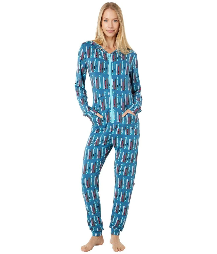 商品KicKee Pants|One-Piece PJ Jumpsuit with Hood,价格¥392,第1张图片