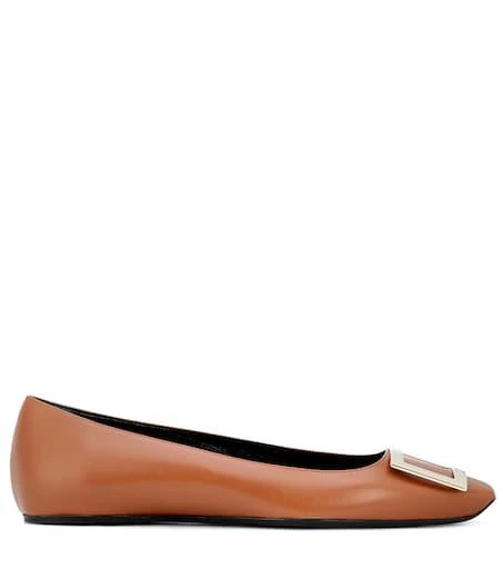 商品Roger Vivier|Roger Vivier方扣平底鞋,价格¥6266,第4张图片详细描述