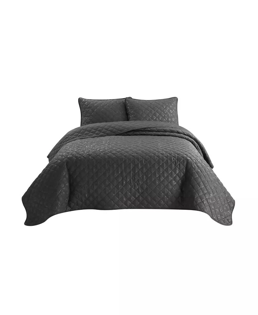 Leopard Embossed 3-Pc. Quilt Set, Queen 商品