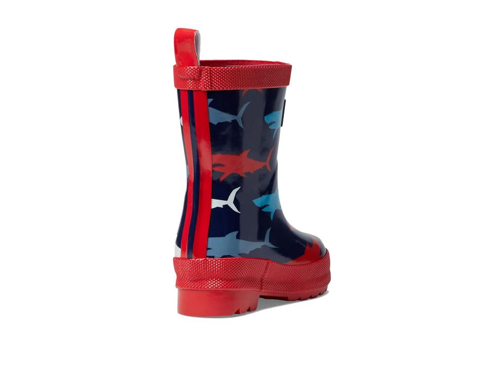 商品Hatley|Hungry Sharks Shiny Rain Boots (Toddler/Little Kid/Big Kid),价格¥273,第5张图片详细描述