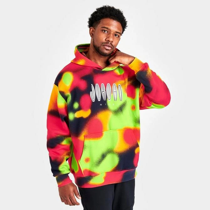 商品Jordan|Men's Jordan Flight MVP Multicolor Fleece Hoodie,价格¥449,第3张图片详细描述