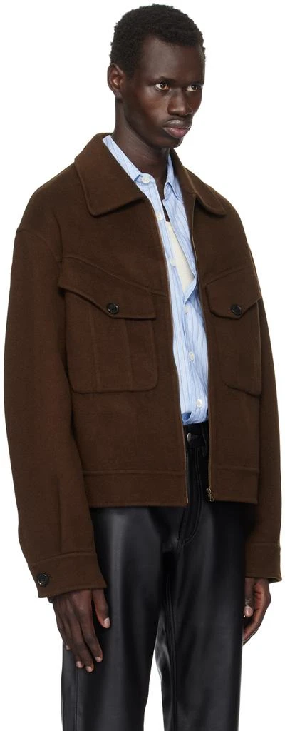 商品CMMN SWDN|Brown Isla Jacket,价格¥3031,第2张图片详细描述