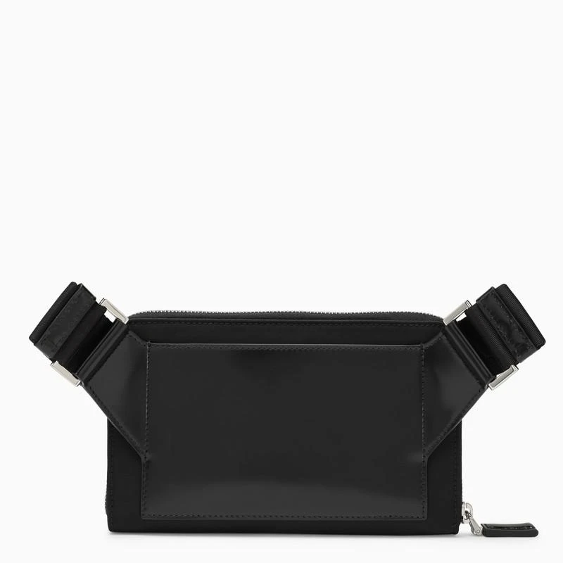 商品Prada|Black leather shoulder bag,价格¥11966,第4张图片详细描述