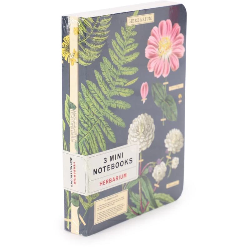 商品Cavallini & Co|Herbarium print mini notebooks set of 3,价格¥168,第2张图片详细描述