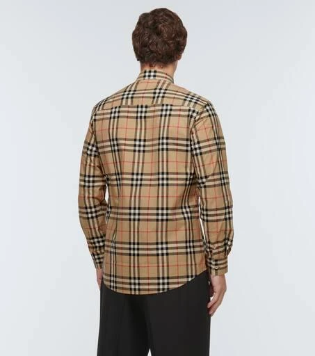 商品Burberry|Caxton checked cotton shirt,价格¥3401,第4张图片详细描述