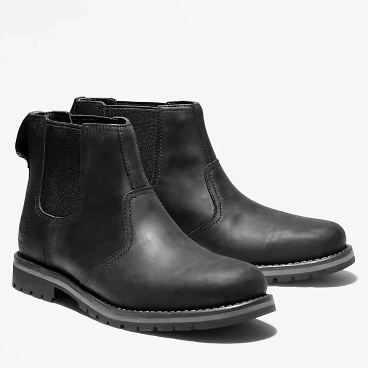 商品Timberland|Larchmont Chelsea Boot for Men in Black,价格¥1243,第4张图片详细描述