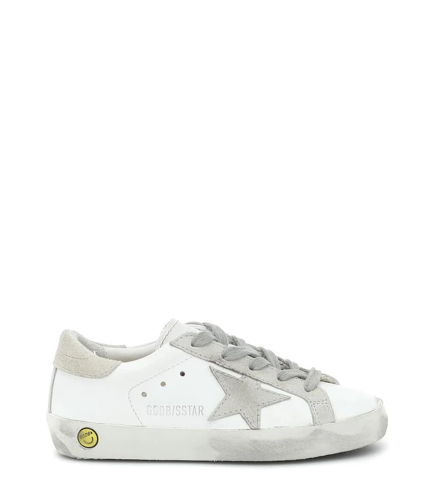 商品Golden Goose|Super-Star leather and suede sneakers,价格¥1580,第4张图片详细描述