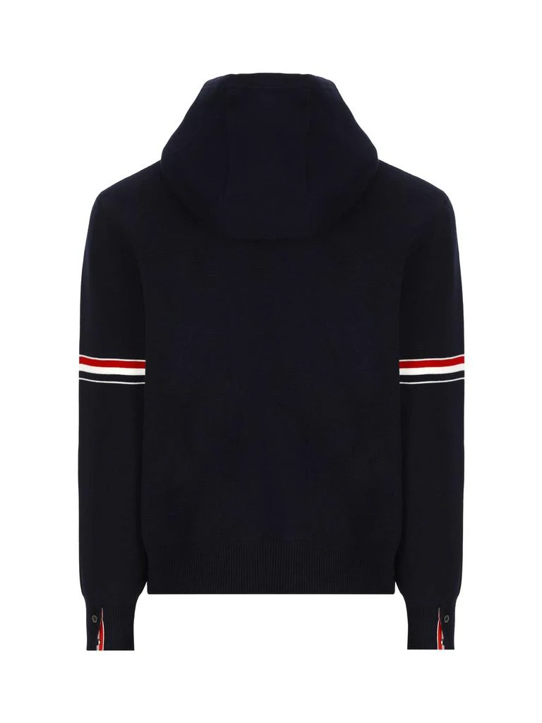 商品Thom Browne|Thom Browne Zip-Up Drawstring Hoodie,价格¥8490,第2张图片详细描述