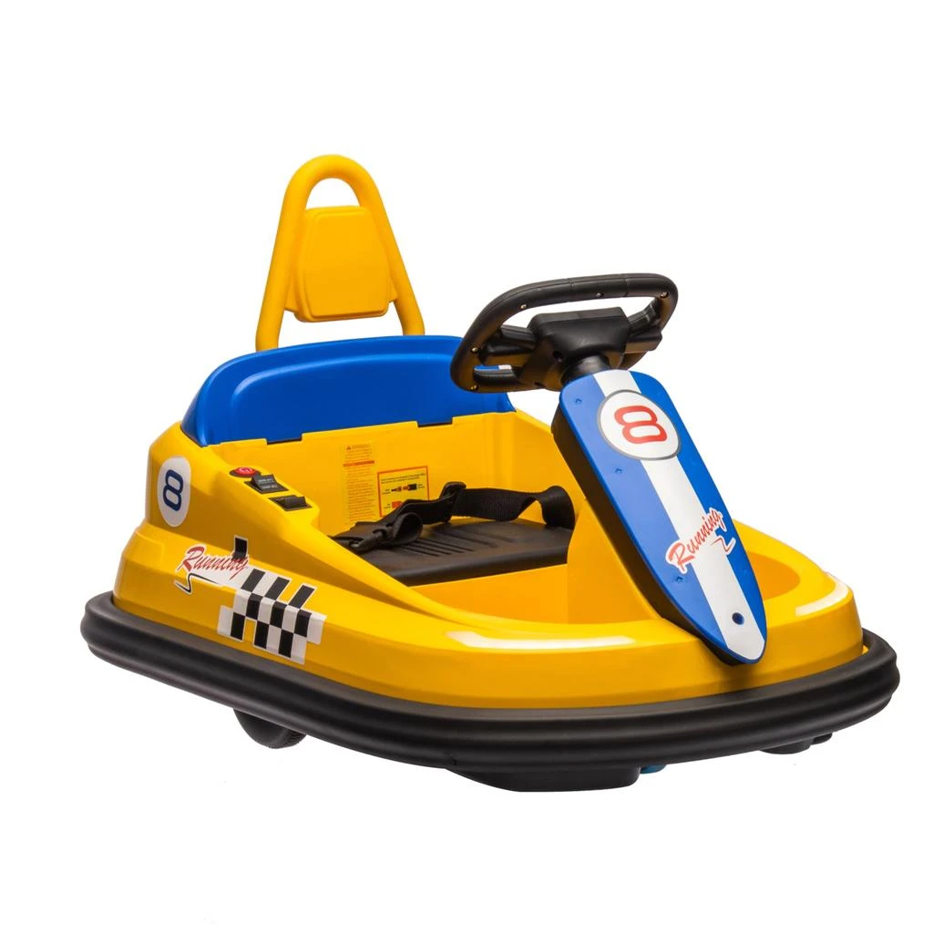 商品Simplie Fun|Simplie Fun 6V Kids Ride on Electric Go Kart Bumper Car W/Parents Remote,价格¥1308,第4张图片详细描述