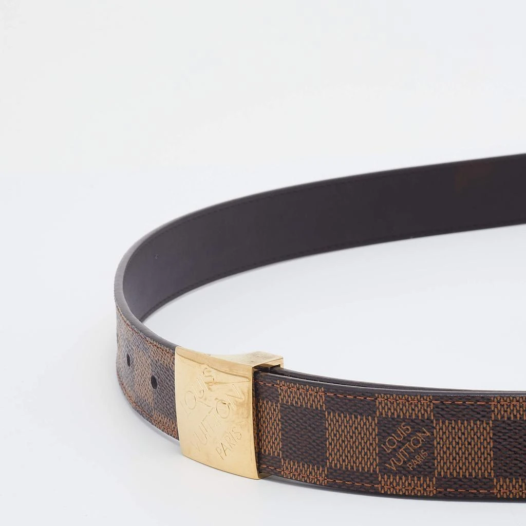 商品[二手商品] Louis Vuitton|Louis Vuitton Brown Coated Canvas Buckle Belt 100CM,价格¥2488,第3张图片详细描述