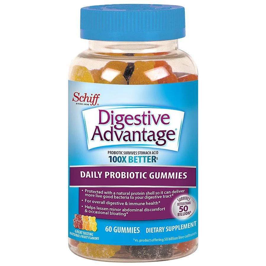 商品Digestive Advantage|Probiotic Gummy for Adults Fruit,价格¥64,第1张图片