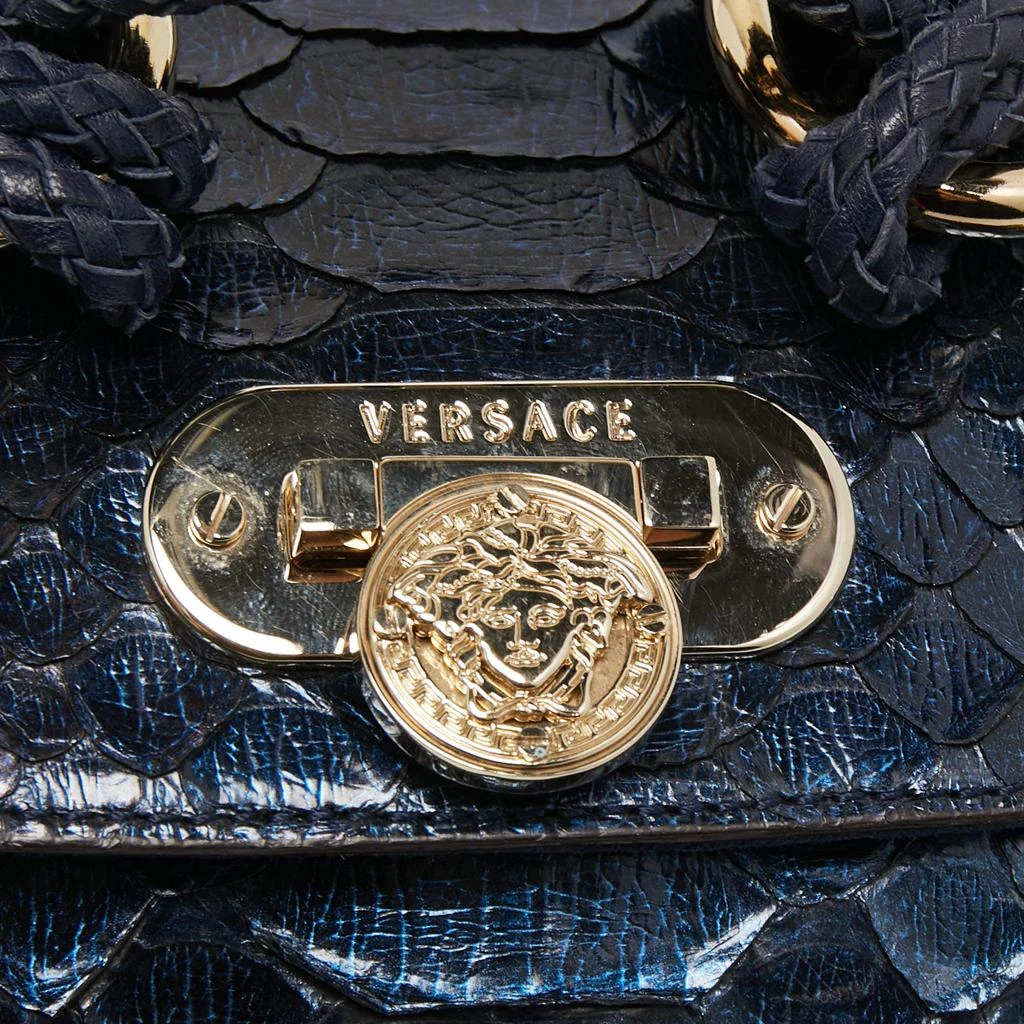 商品[二手商品] Versace|Versace Multicolor Python Buckle Clutch,价格¥3762,第5张图片详细描述