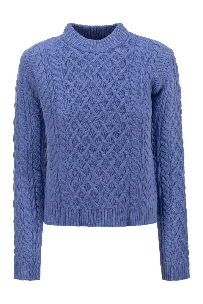 商品Weekend Max Mara|WEEKEND MAX MARA TILDE - Crew-neck sweater in virgin wool,价格¥1041,第1张图片